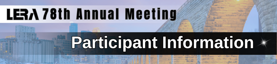 Participant Information Banner